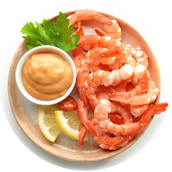 Plate Of Boiled Prawns And Salsa Sauce E46zlyb Min.png