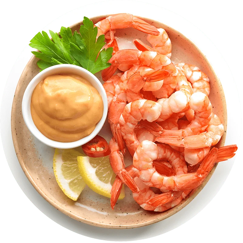 Plate Of Boiled Prawns And Salsa Sauce E46zlyb Min.png